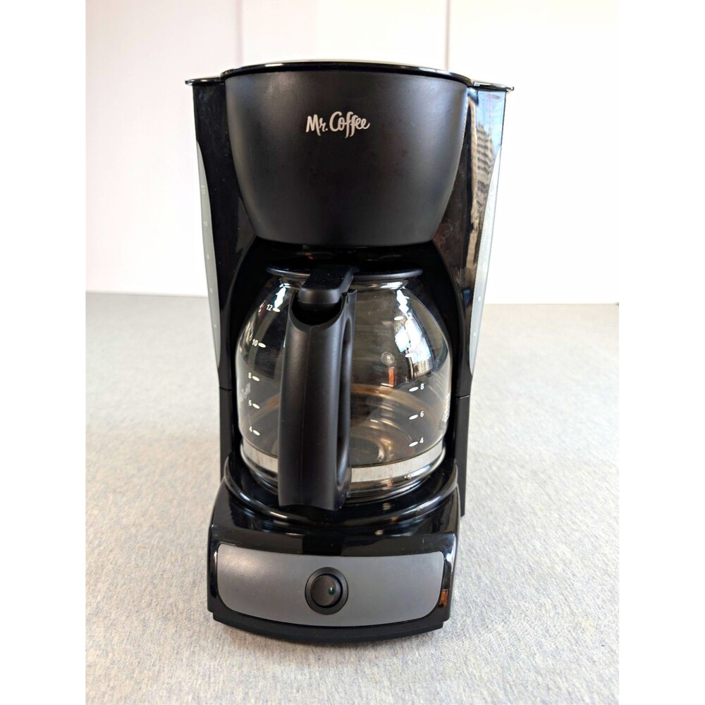Mr. Coffee CG12 12-Cup Drip Filter Coffee Maker Black w/ Glass Carafe
